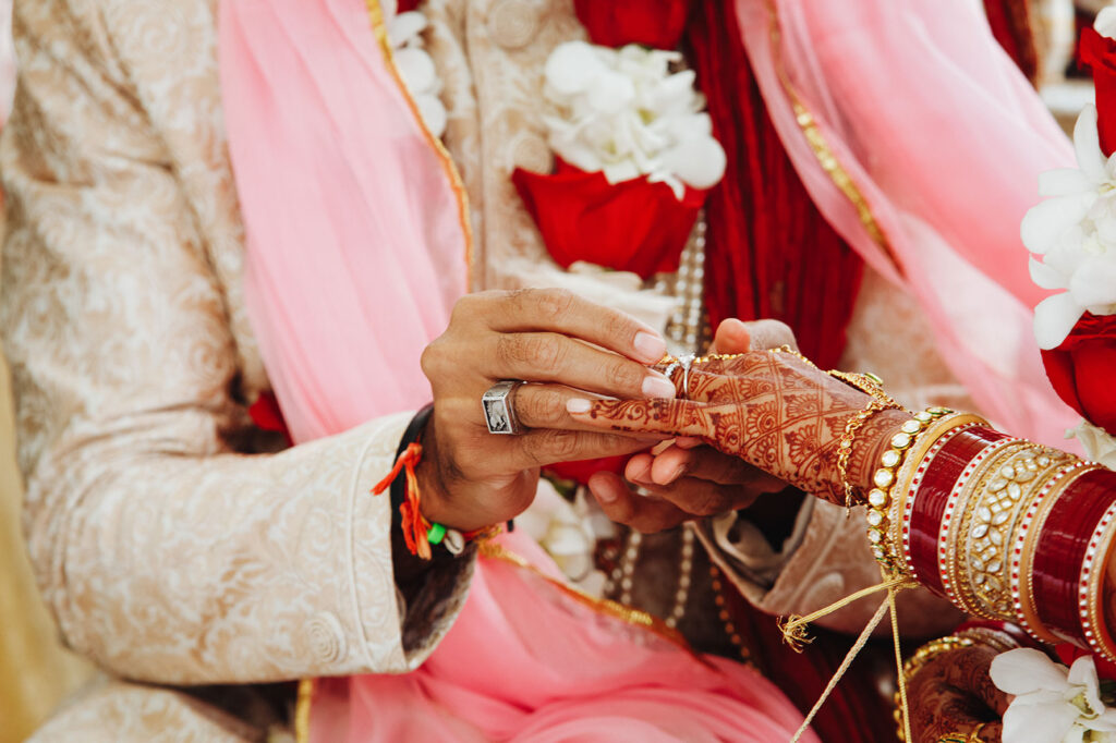 wedding ritual putting ring finger pakistani
